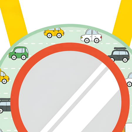 Jucărie Interactivă pentru Bebeluși cu Volan și Oglindă – Sunete, Muzică și Prindere pe Scaun Auto, +18 Luni [5]