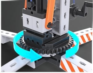 Kit STEM Macara de asamblat si manevrat, Fischertechnik [4]