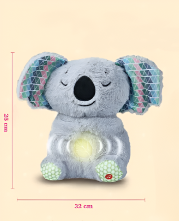 Koala de Pluș Interactiv – Jucărie Care Imita Respirația, Calmă și Pufoasă, Companion pentru Somn, 3+ [4]