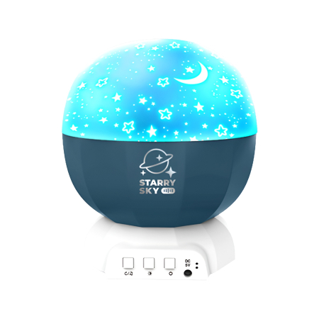 Lampă Proiector Cer Instelat – 6 Filme Interșchimbabile, Mod Veioză, Rotire 360°, Starry Sky [2]