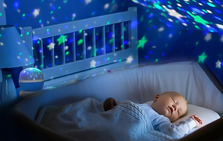 Lampă Proiector Cer Instelat – 6 Filme Interșchimbabile, Mod Veioză, Rotire 360°, Starry Sky [1]