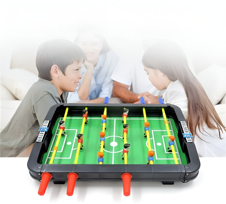 Masă de fotbal copii tip foosball – Joc de masă interactiv 2–4 jucători, cu scor, dimensiune mare 36 cm, 5+ ani [3]