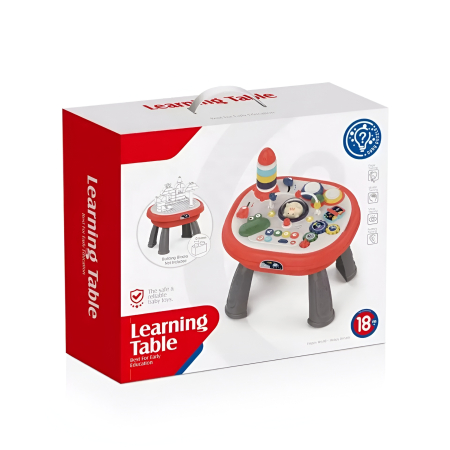 Masă Interactivă Educațională pentru Bebe – Learning Table 18+ luni, Activități cu Lumini, Butoane, Rachetă & Mecanisme Distractive [7]