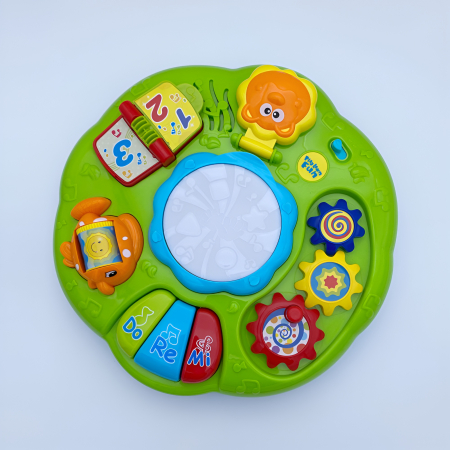 Masă Interactivă Muzicală 2-în-1 pentru Copii 18+ luni – Sunete, Lumini, Activități Educaționale | Learning Table [3]