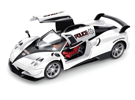 Mașină Poliție cu Telecomandă – Top Speed RC, Uși cu Deschidere, Baterie Reîncărcabilă, 1:12, 2.4 GHz, 6+ [1]