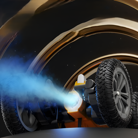 Mașină RC Stunt Car Spray 2.4GHz – Rotire 360°, Lumini LED, Telecomandă, Culoare Aleatorie [6]