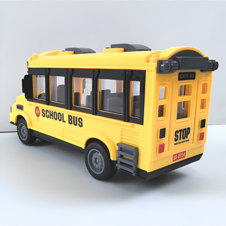 Mașinuță cu telecomandă pentru copii – model Ambulanță sau Autobuz Școlar, lumini LED, control în 4 direcții, uși funcționale, scară 1:30 [5]