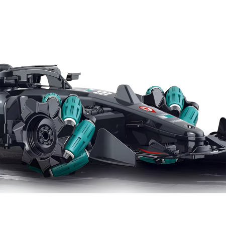 Mașinuță cu telecomandă și control prin gesturi, efect realist de foc pe eșapament, lumini LED ambientale, 4x4 Drift 360°, 2.4GHz, baterie reîncărcabilă, scara 1:16 [1]