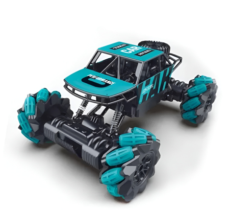 Mașinuță RC 4x4 Metal Off-Road – 2.4GHz, Suspensie Puternică, Roti Omni-Direcționale, Crawler All Terrain