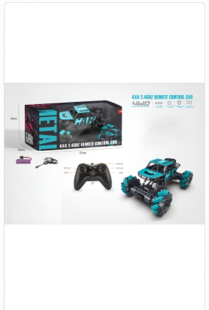Mașinuță RC 4x4 Metal Off-Road – 2.4GHz, Suspensie Puternică, Roti Omni-Direcționale, Crawler All Terrain [3]