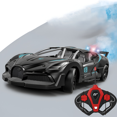 Mașinuță RC Speed Phantom, Telecomandă 2.4GHz, Faruri LED, Încărcare USB– Mașină Sport Cu Telecomandă pentru Copii