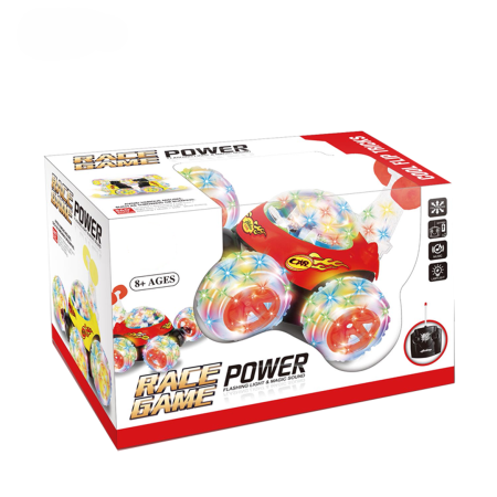 Mașinuță RC Stunt Power – Rotiri 360°, Roti Luminoase LED, Muzică și Acrobații, Model Racing, 8+ ani [3]
