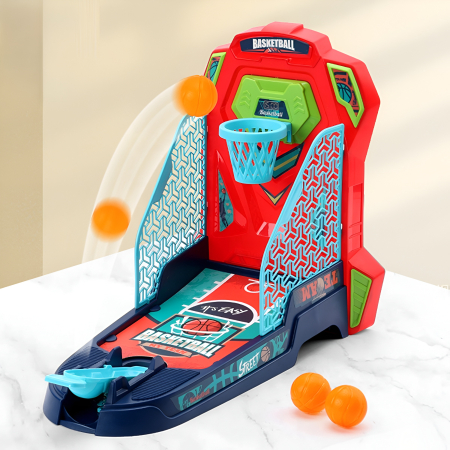 Mini joc de baschet pentru copii – Joc interactiv de masă cu lansator, mingi incluse, 3+ ani [1]
