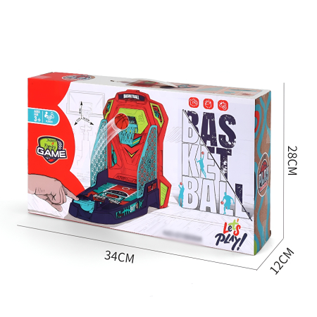 Mini joc de baschet pentru copii – Joc interactiv de masă cu lansator, mingi incluse, 3+ ani [3]