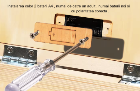 Montessori Geanta Pliabila din Lemn – Jucarie Educationala pentru Copii, Dezvoltare Creativa, Invatare Timpurie, Jucarie pentru Gradinita, Becuri Luminoase, Cadou Ideal pentru Prescolari [2]