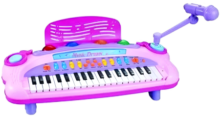 Orga Electronică pentru Copii XL cu Microfon și Lumini – Pian Muzical Interactiv, MP3, 37 Clape [1]