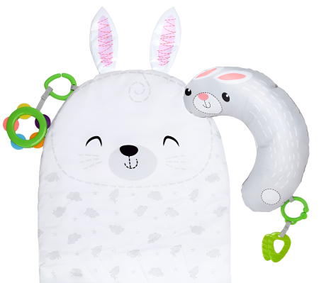Pernă Bebe Cu Susținere – Rabbit Back Cushion 40 cm | Pernă Moale Pentru Spate, Accesorii de Joacă, 0+ luni [1]