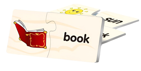 Puzzle Educațional 2 în 1 pentru Copii – Joc Montessori cu Primele Cuvinte și Alimente | 30 Piese, Învățare în Limba Engleză prin Joacă [2]