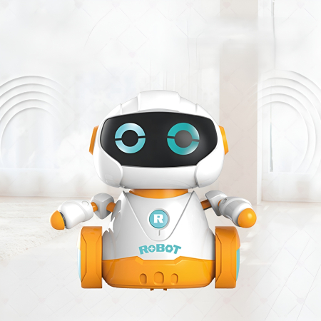 Robot Inteligent cu Control prin Brățară – Funcție de Programare, Lumină și Sunete, Jucărie Interactivă Educativă pentru Copii 3+ Ani