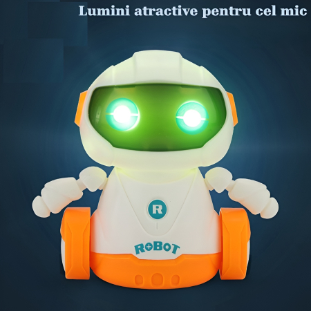 Robot Inteligent cu Control prin Brățară – Funcție de Programare, Lumină și Sunete, Jucărie Interactivă Educativă pentru Copii 3+ Ani [8]