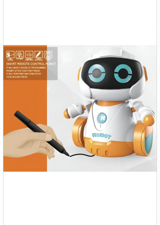 Robot Interactiv care Urmărește Linia – Smart Remote Control, Lumini LED, Funcții Programe, Jucărie Educativă pentru Copii 3+ [3]