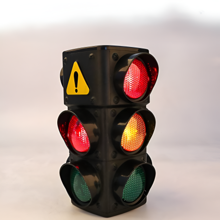 Semafor Interactiv cu Lumini și Sunete – 71 cm, Joc Educativ de Trafic pentru Copii, Model Realist City Traffic Light [2]