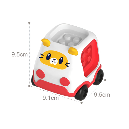 Set Busy Board Modular 10 piese – Jucărie Montessori 18+ luni cu Activități Senzoriale și Mașinuță [2]