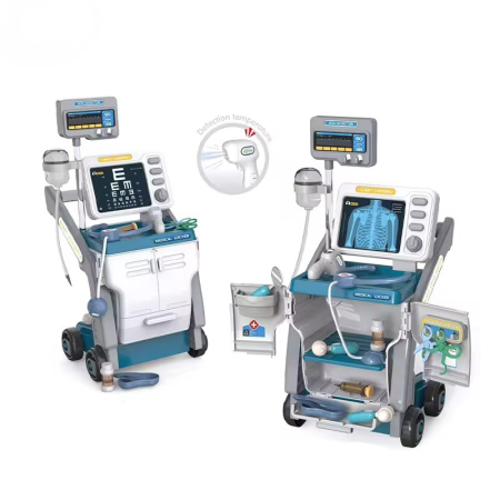 Set de joaca „Carucior Medical / Medical Cart” – Troler joc de rol doctor cu accesorii, lumini & sunete [1]