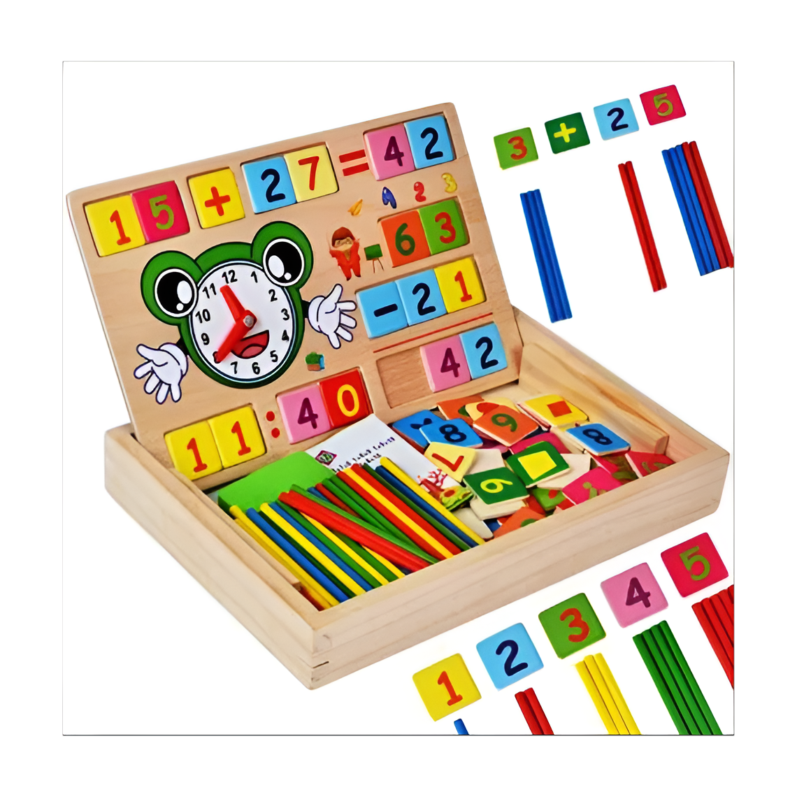 Noutati - set-educativ-lemn-cifre-operatii-matematice-betisoare-numarat-copii