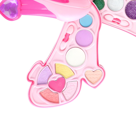 Set Machiaj Copii Pantof Roz – Makeup Kit în Formă de Toc, Farduri, Sclipici și Accesorii, Non-Toxic, 3+ [1]