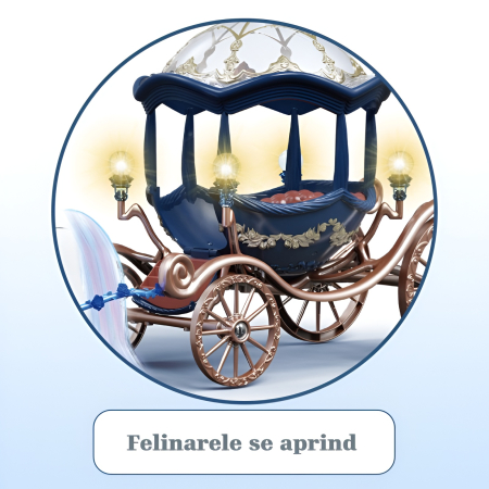 Set Păpușă Prințesă cu Caleașcă Regală și Cal Muzical – Lumini, Sunete, 63 cm – Jucărie Premium [2]