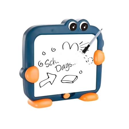 Tablă educativă magnetică 2 în 1 pentru copii – cu litere, cifre, semne matematice și markere, puzzle educativ pentru învățare prin joacă [3]