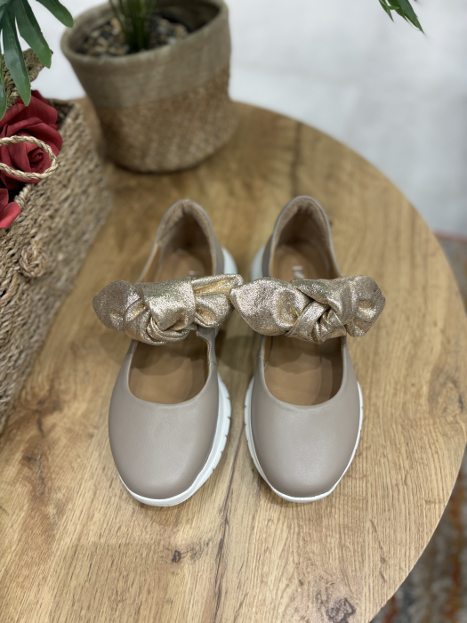 Balerini bej confort cu funda [4]