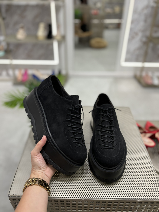 Pantofi ANG negri din piele [1]