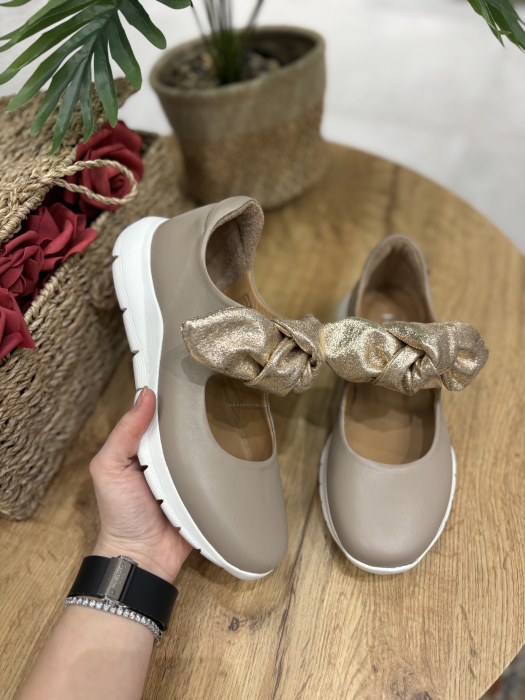 Balerini bej confort cu funda [3]