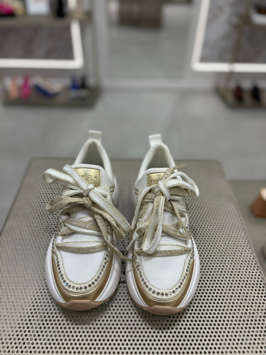 Adidasi BAY GOLD cu cristale [2]