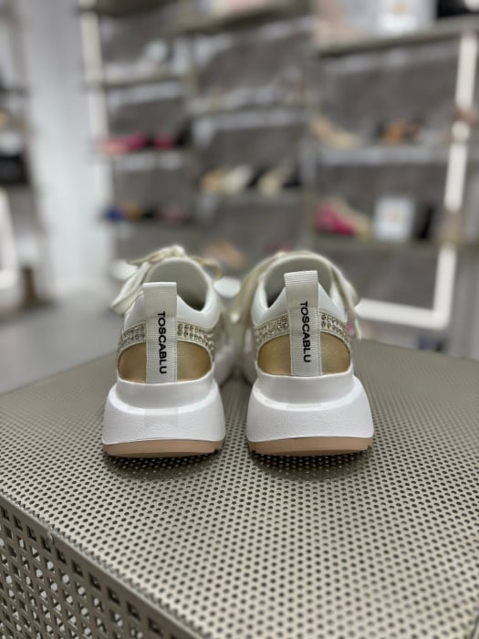 Adidasi BAY GOLD cu cristale [6]
