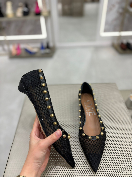 Balerini stiletto AYDA cu cristale [2]
