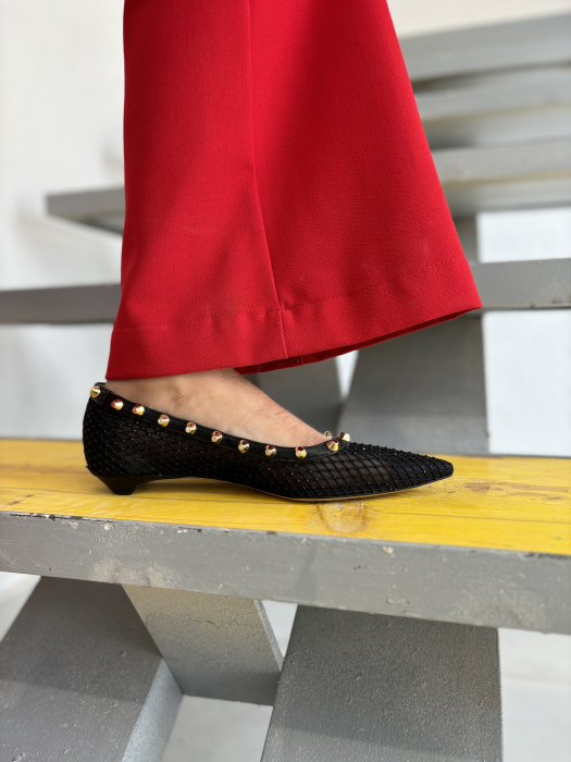 Balerini stiletto AYDA cu cristale [3]