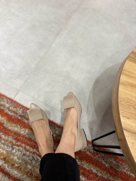 Balerini stiletto cu toc patrat [7]