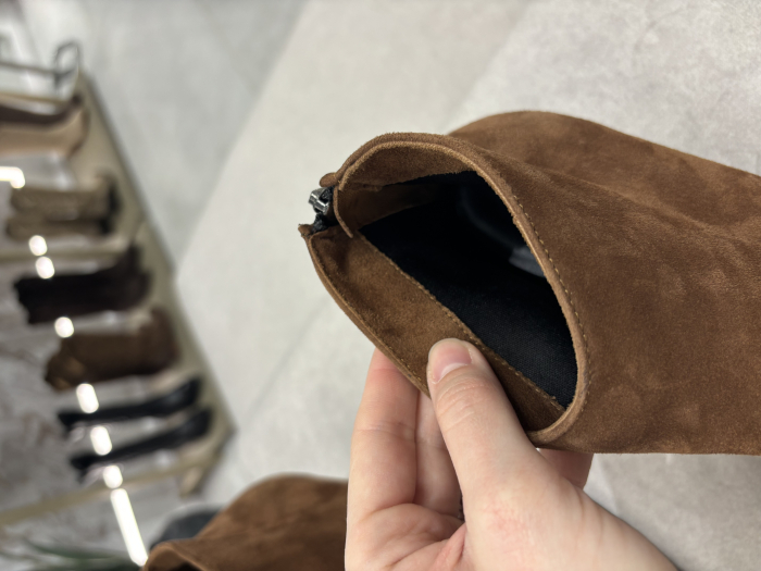 Botine stiletto din piele cu toc [5]