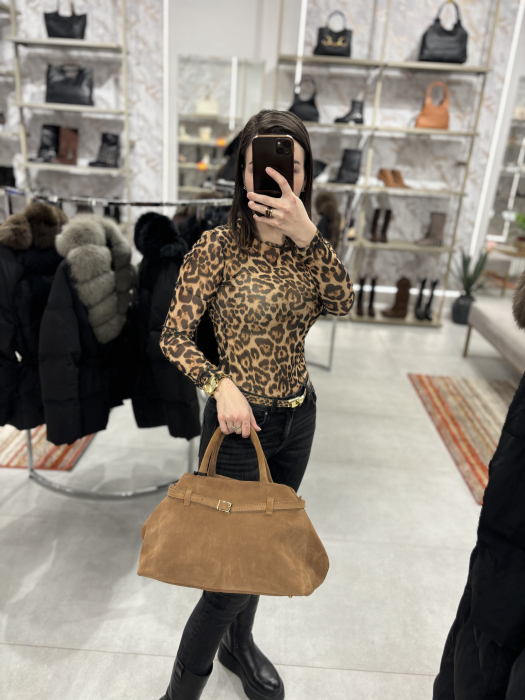 Geantă din piele întoarsă [5]