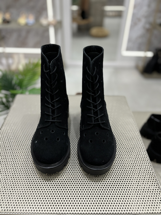 Ghete CALYPSO perforate din piele [3]