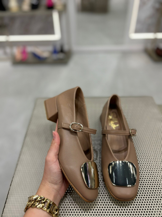 Pantofi BROWNIE MARO cu catarama [1]