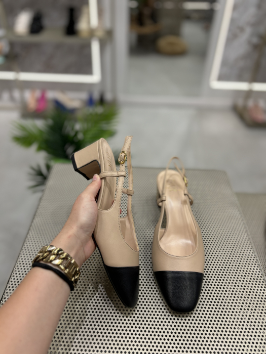 Pantofi CAPPUCCINO ITALY cu toc gros [1]