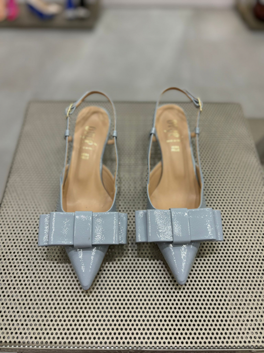 Pantofi CELESTE BABY BLUE cu toc mic [2]