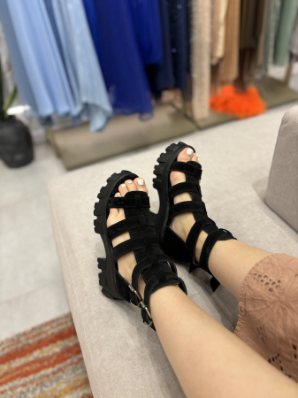 Incaltaminte - Sandale Gladiator din piele