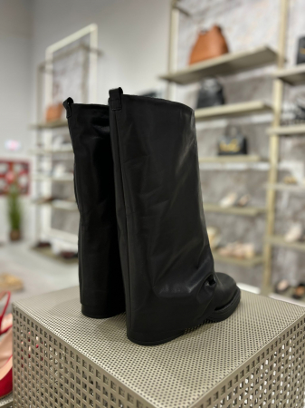 Cizme TEXAS NEGRE din piele [4]