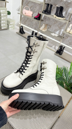 Bocanci - Bocanci VENIA albe din piele