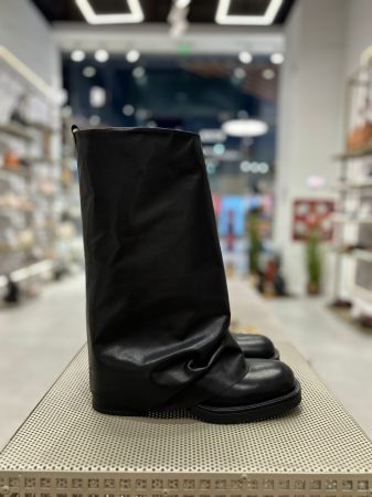 Cizme TEXAS NEGRE din piele [2]